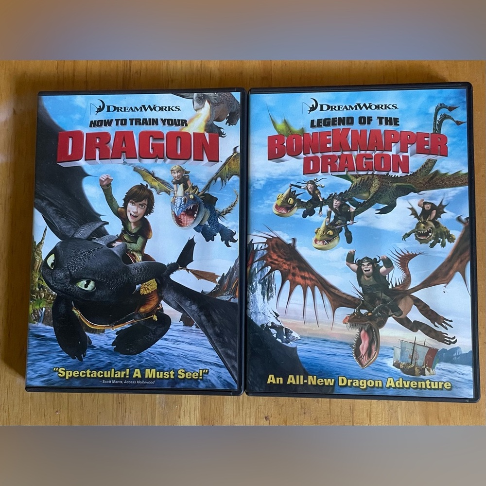 Dreamworks How to Train Your Dragon DVD Set GUC